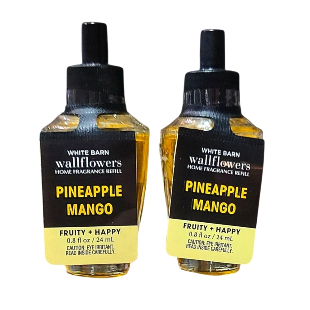 PINEAPPLE MANGO WALLFLOWER FRAGRANCE REFILLS BY BATH AND BODY WORKS